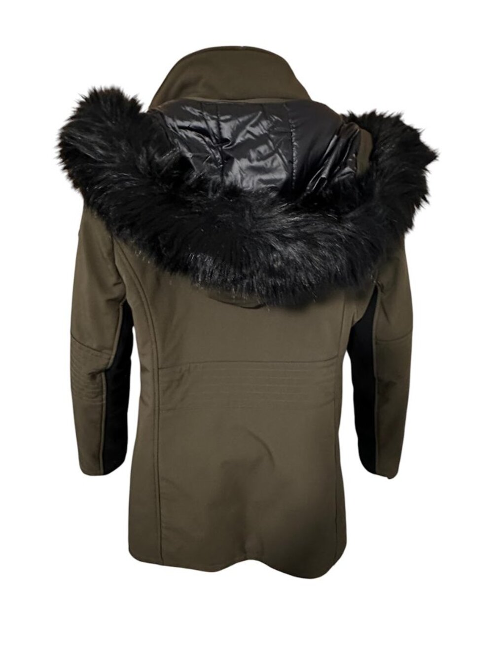 Calvin Klein Weather-Resistant Softshell Fashion Coat - Size Medium - Picture 3 of 9
